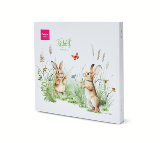13720 FISSMAN Тарелка RABBIT 27см (фарфор)