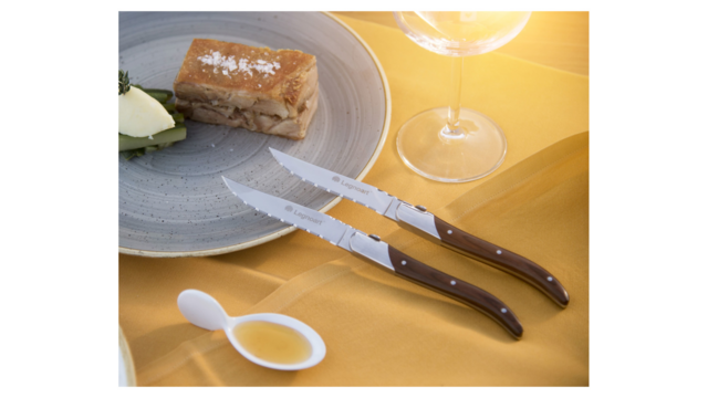 Набор ножей для стейка Legnoart Fassona 4 шт, ручка из дерева, п/у
