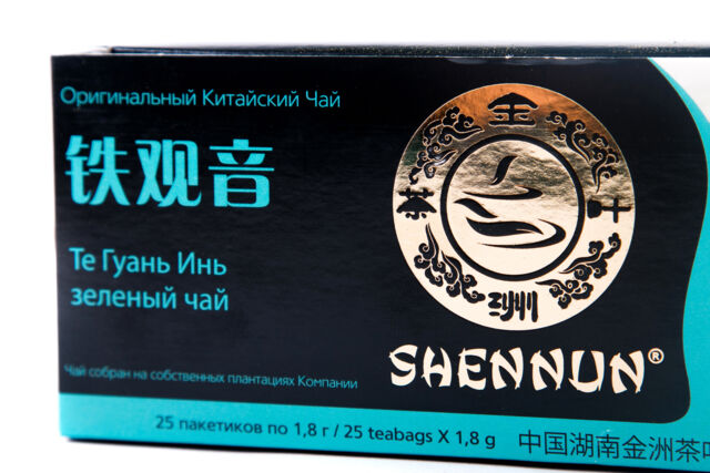Shennun Те Гуань Инь,зеленый чай, 1.8 г х 25