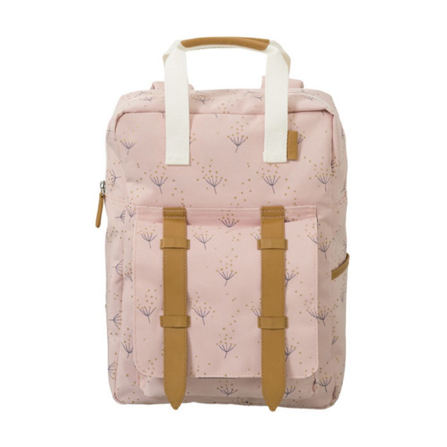 Рюкзак Fresk Парящий одуванчик, бежево-розовый, большой, водонепроницаемый