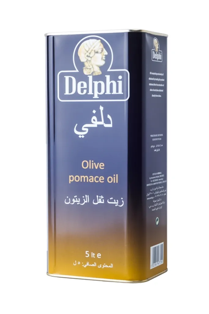Масло оливковое DELPHI POMACE, 5л, жест.