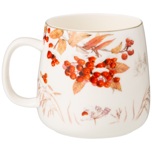 КРУЖКА LEFARD "ЛЕСНАЯ СКАЗКА" СНЕГИРИ 400 МЛ