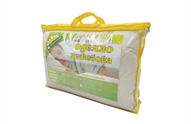 Одеяло Лежебока - бежевый, размер 140х205