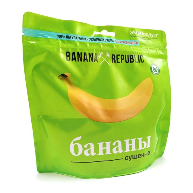 Сушеные фрукты Banana Republic, банан, 200г
