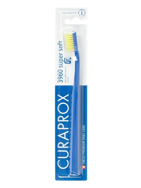 Зубная щетка Curaprox Supersoft синяя, d0.12мм