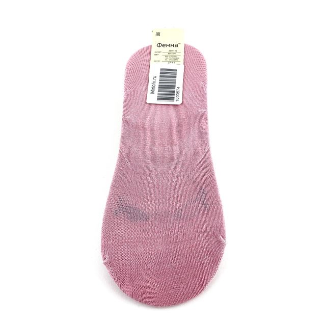 Женские носки "Фенна", невидимые, размер 37-41, светло розовый