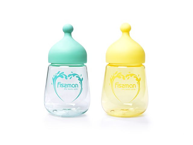 6856 FISSMAN Бутылка для воды 350мл, 16см (пластик)