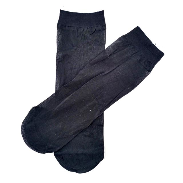 Женские носки капроновые черные