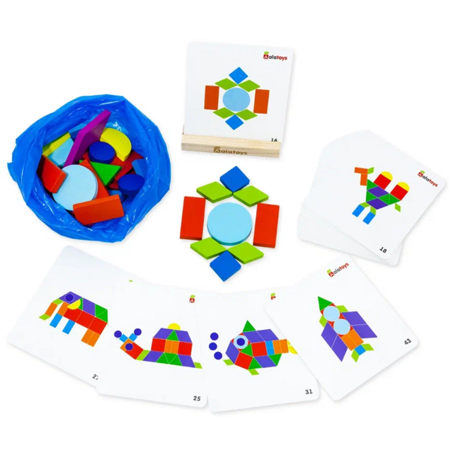 Мозаика Фигурки, развивающая игрушка для детей, арт. МКФ04
