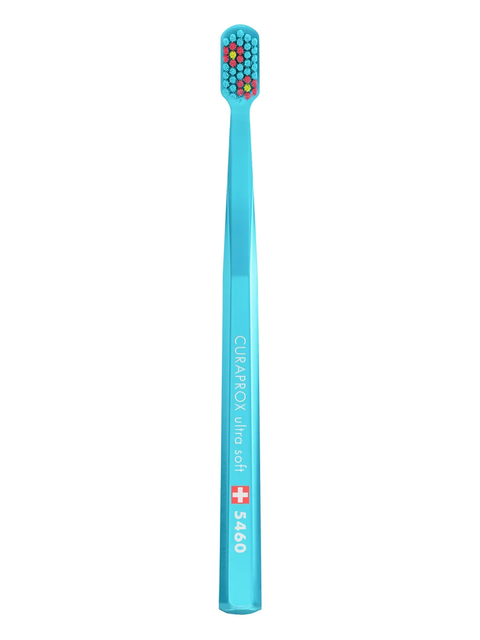 Набор зубных щеток Curaprox Ultrasoft Summer 2021 (голубая, малиновая), d0.10мм, 2шт