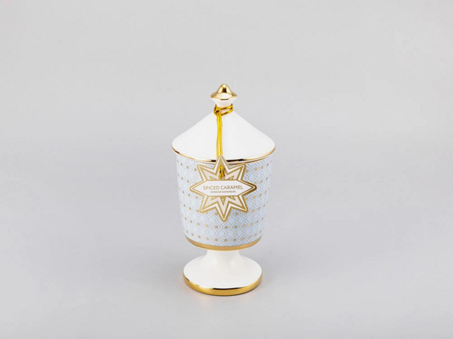 Подарочный набор Императорский фарфоровый завод - Свеча ароматическая  Азур 2 аромат Ванильная дымка