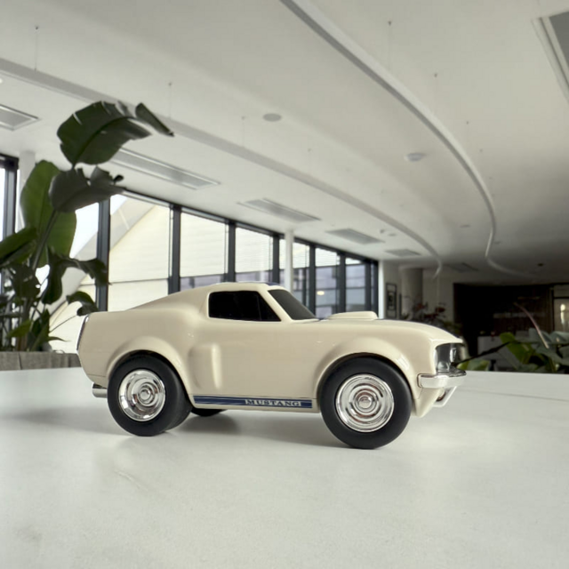 Игрушечная гоночная машинка Baghera Ford Mustang, молочная