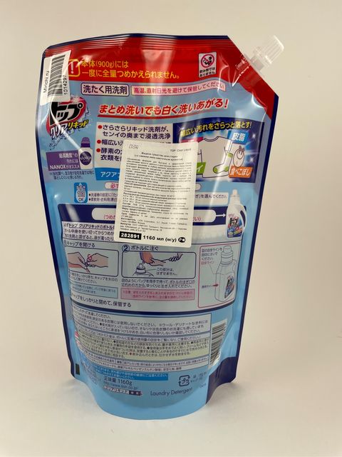 Жидкое средство для стирки Lion Топ - Сила ферментов, мягкая упаковка, 1160 гр