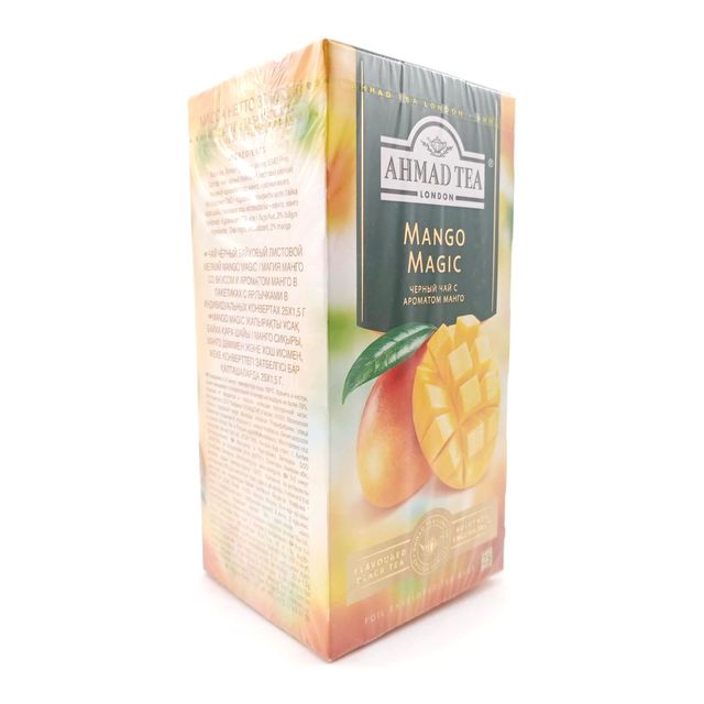 Чай Ahmad черный Магия манго, 25 пакетиков