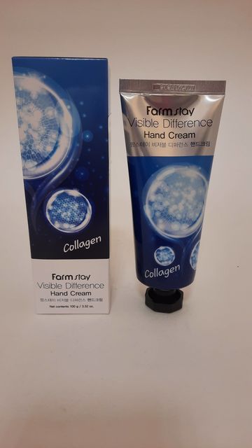 Крем для рук FarmStay Visible Difference Collagen Hand Cream, с коллагеном, 100 мл