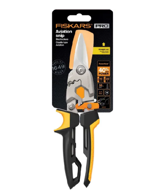 Ножницы FISKARS для металла прямые PowerGear