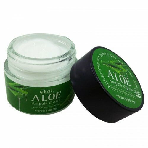 276677 "Ekel" Ampule Cream Aloe Крем для лица ампульный регенерирующий с алоэ 70 мл. 1/100