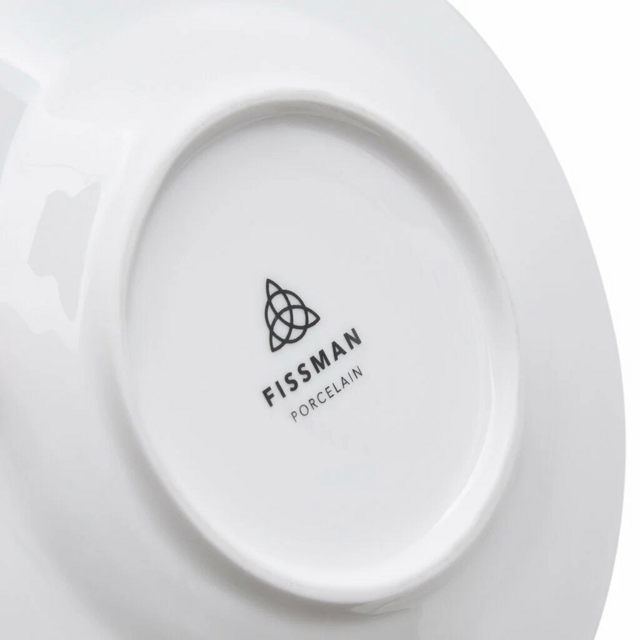 14091 FISSMAN Блюдце 15см PLATINUM (фарфор)