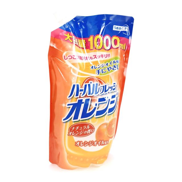 Средство для мытья посуды, овощей и фруктов Mitsuei с ароматом апельсина, 1000мл