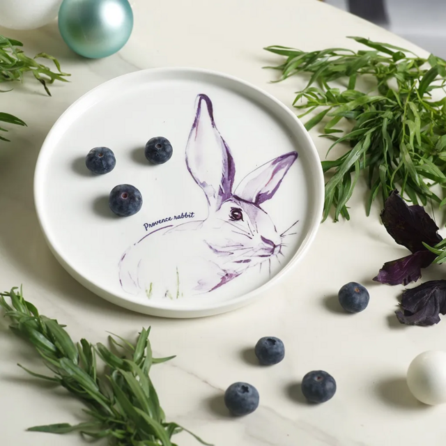 FISSMAN Тарелка Provence rabbit 20см (фарфор)