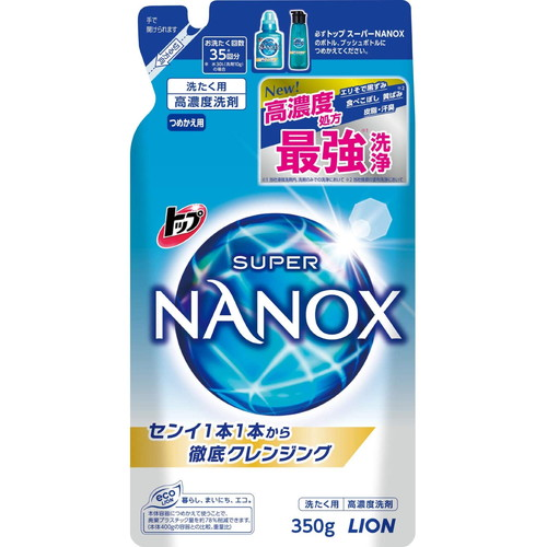 Гель для стирки "TOP Super NANOX" (концентрат) 350 г, мягкая упаковка