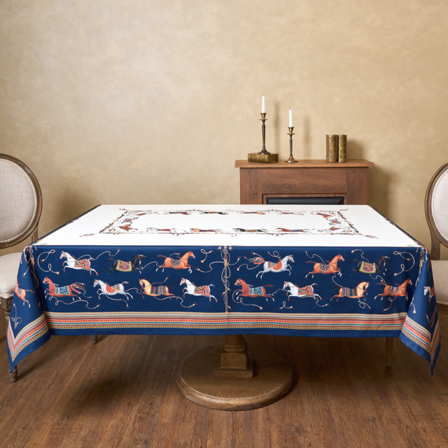 СКАТЕРТЬ "PASSAGE" 110Х140СМ ,БЕЛЫЙ,100% ХЛОПОК С ПРОПИТКОЙ,ТВИЛ