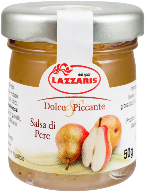 Набор Lazzaris из трех видов соусов фруктовых сладко-пикантных: груша, инжир, апельсин (3 шт х 50 г) 150 г, коробка, Италия