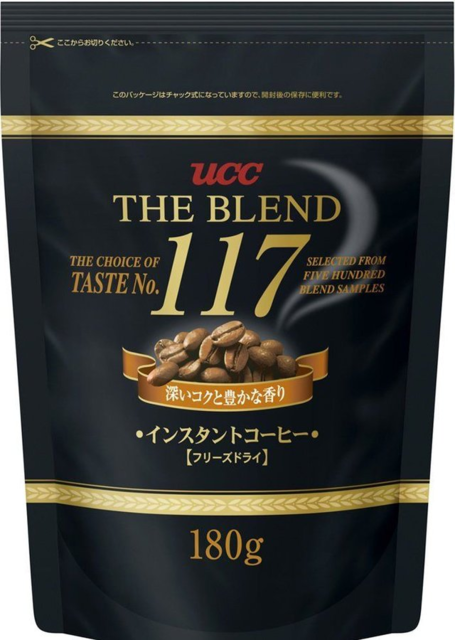 Японский растворимый кофе UCC Коллекция №117, крепкий