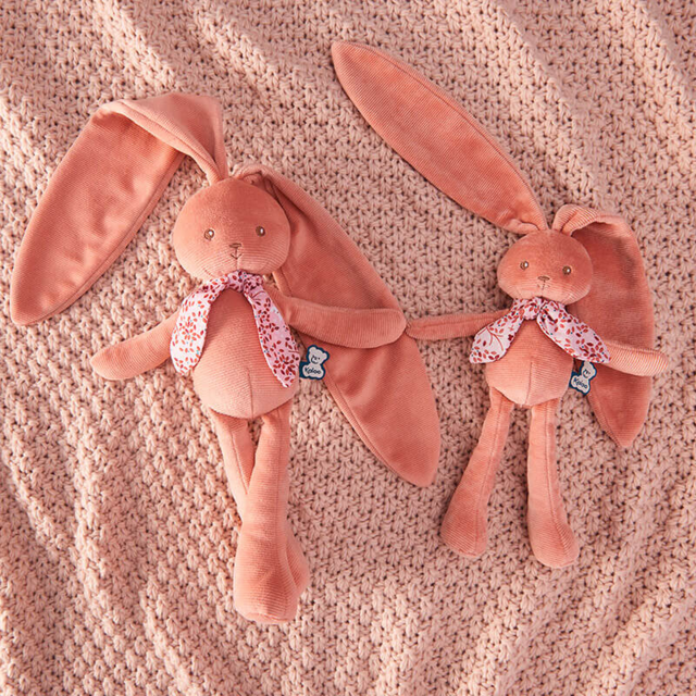 Мягкая игрушка Kaloo "Кролик", серия "Lapinoo", терракотовый, маленький, 25 см