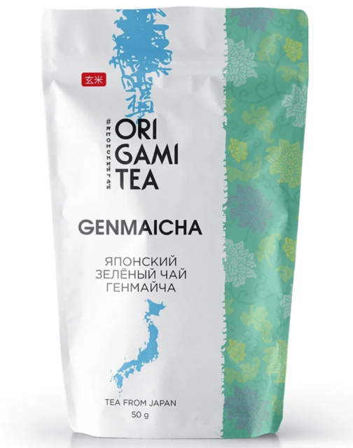 Чай Origami Tea зеленый японский Генмайча