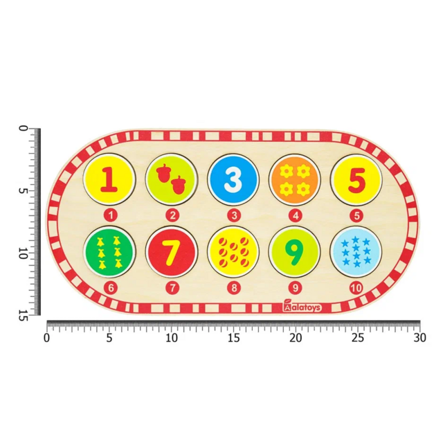 Пазлы Цифры, развивающая игрушка для детей, арт. ПЗЛ1502