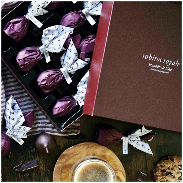 Rabitos Royale Инжир в темном шоколаде с трюфельным кремом №8 (Rabitos royale dark142g)