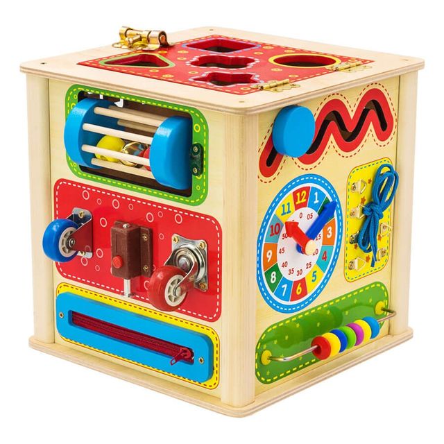 Развивающий куб, развивающая игрушка для детей, арт. БК01