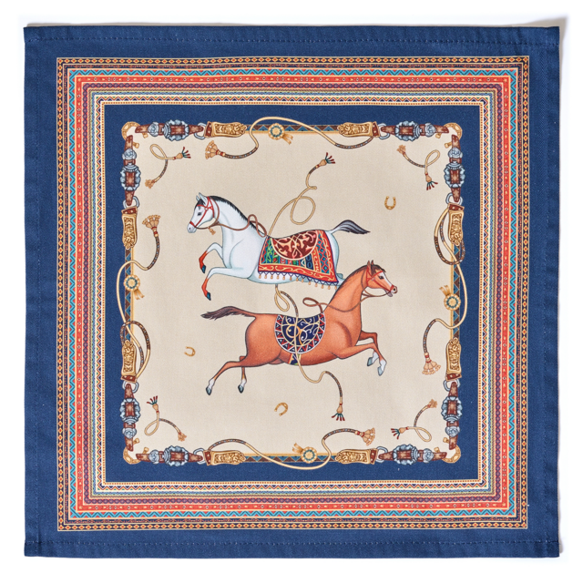 НАБОР САЛФЕТОК  2 ШТ "PASSAGE",40Х40СМ, 100% ХЛОПОК,БЕЖЕВЫЙ,ТВИЛ