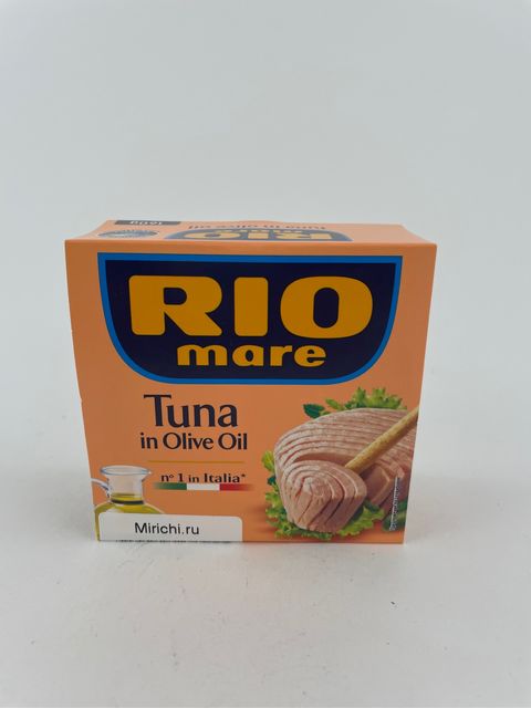 Филе тунца полосатого RIO MARE, в оливковом масле, 160 г