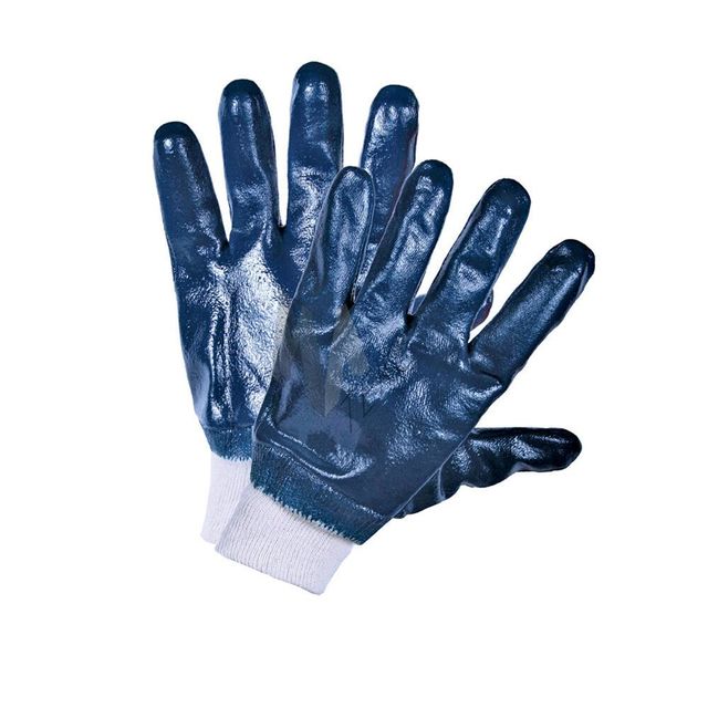 Перчатки нитриловые синие (манжета), 3 пары