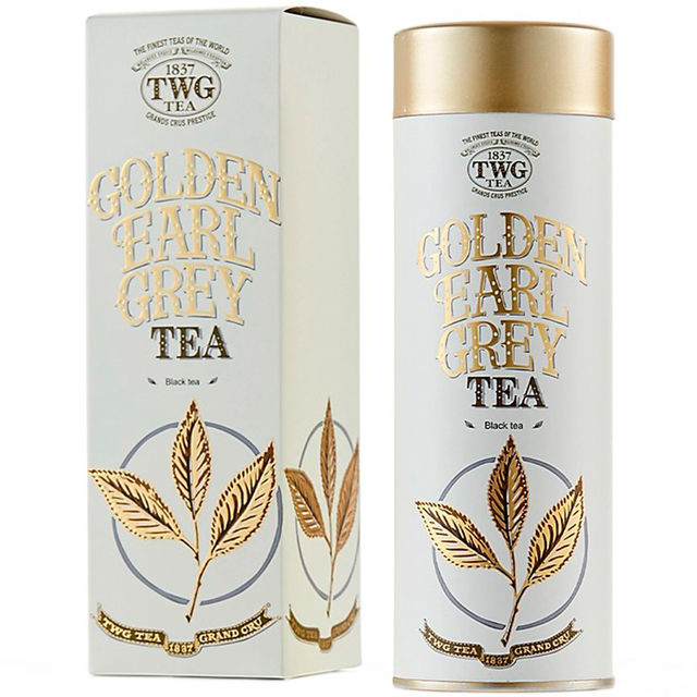 Чай черный TWG Tea Golden Earl Grey Tea / Золотой Эрл Грей, туба, 100 гр