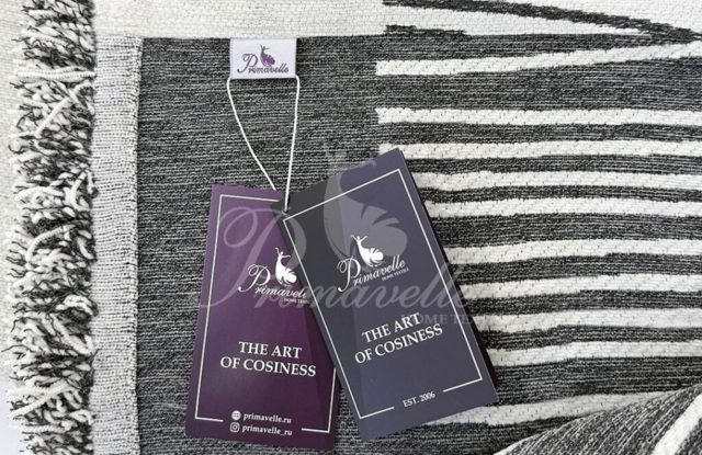 Покрывало Tangle графит, размер 180х220