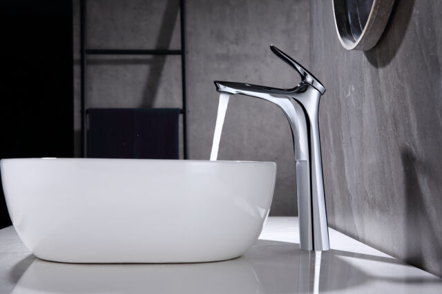 Высокий смеситель для раковины Vogue, Хром, AVG030CPF