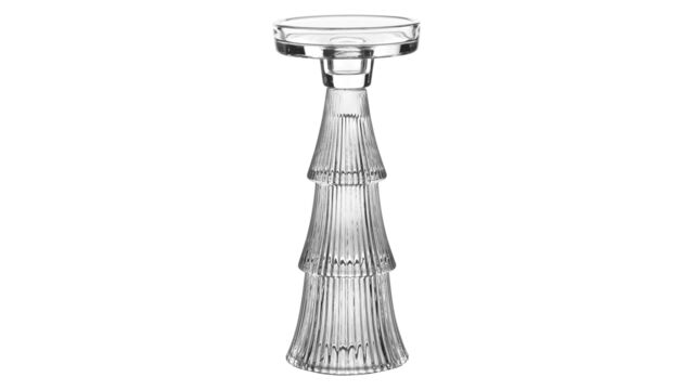 Подсвечник Decor de table Ноэль 22 см, 2в1, стекло