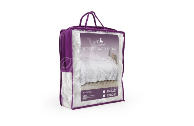 Покрывало Seline светло серый