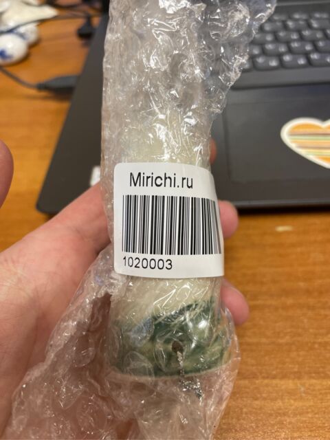 Елочная игрушка Варежка малая, Гжель