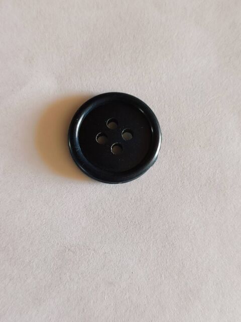 Пуговицы Ø20 темно синяя ам-т 4 прокола