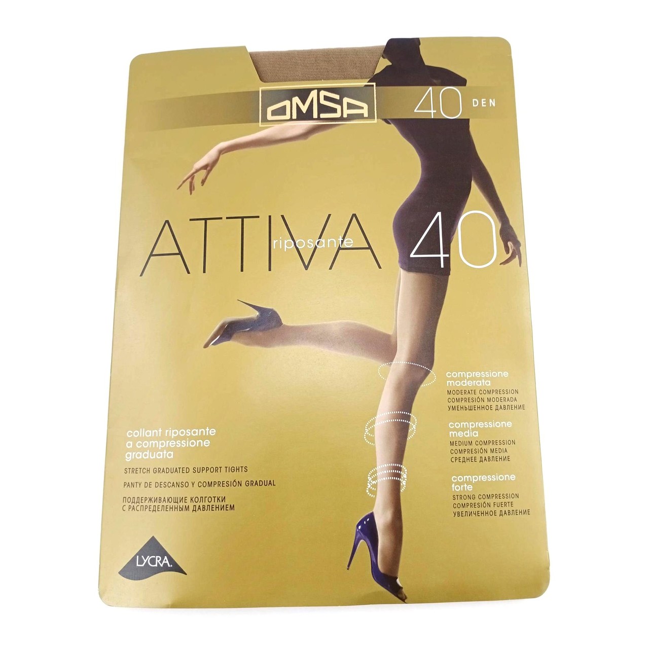 Колготки OMSA Attiva 40 den, цвет daino, размер 2 (S) купить за 350 ₽ в  интернет-магазине Mirichi.ru