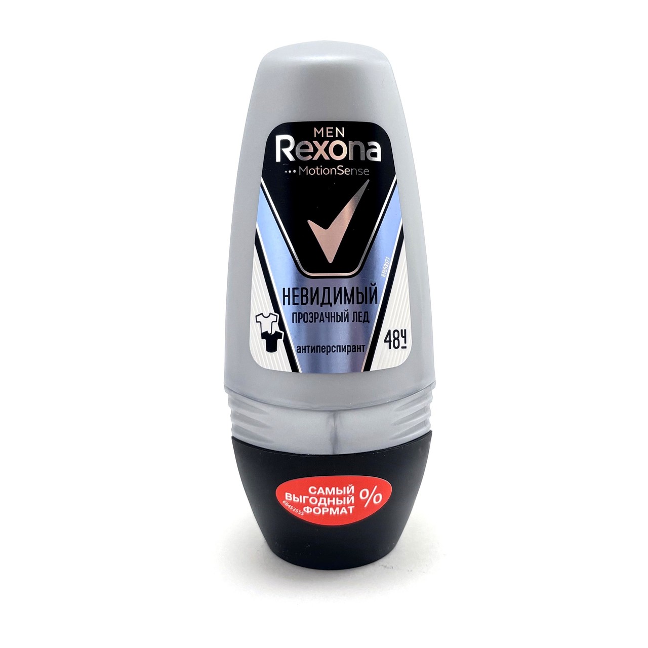 Дезодорант Rexona для мужчин део-шар невидимый Прозрачный лед, 50мл ...