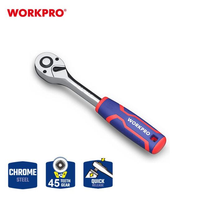 Трещотка  ручная  3/8"  45 зубьев 