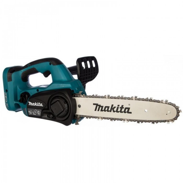 Аккумуляторная цепная пила Makita DUC302Z, 36В, в комплекте аккум.632G12-3-2шт + зарядное уст-во 630881-4-1шт.