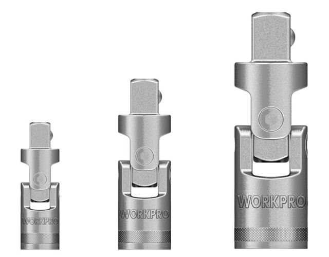 Набор  адаптеров шарнирных  3шт (1/4"+3/8"+1/2") 