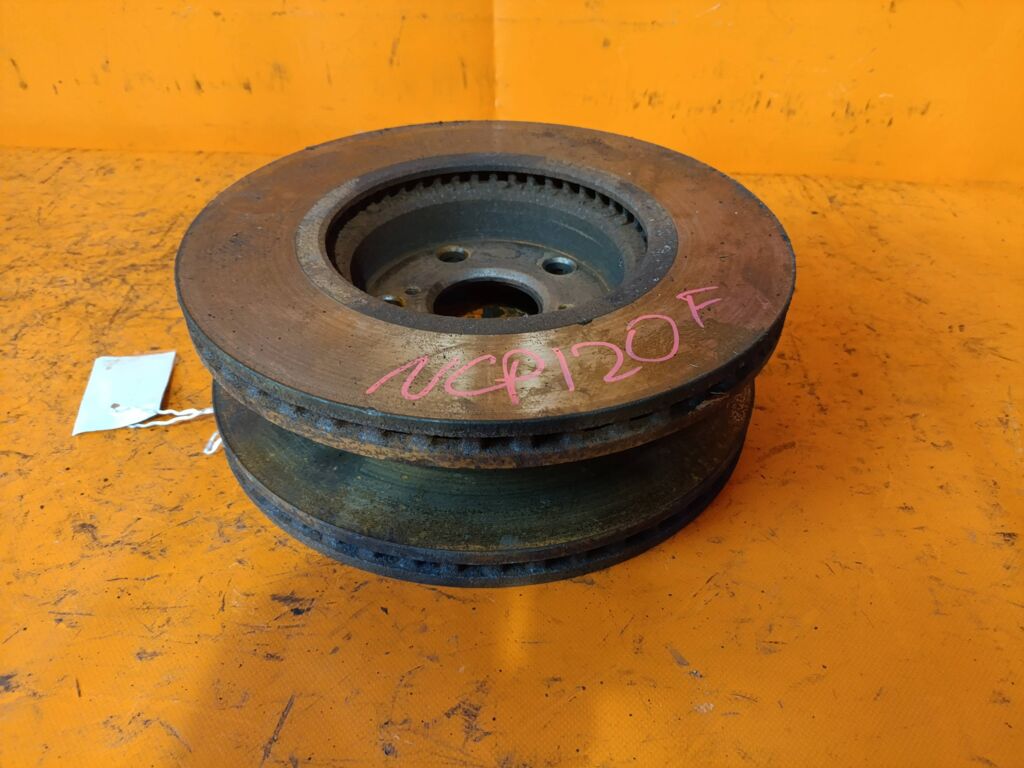 Тормозной диск на Toyota Ractis NCP120 1NZ-FE 43512-12710, Переднее расположение