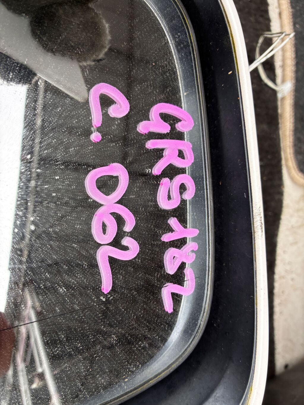 Зеркало двери боковой на Toyota Crown GRS182, Правое расположение